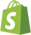 Shopify logo in bubble